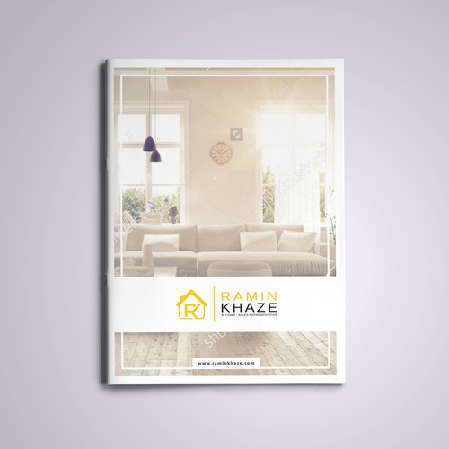 Profile design with the title 'Luxury Real Estate Brochure'