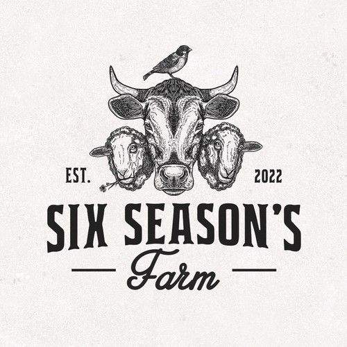Sparrow logo with the title 'Six Season's Farm'