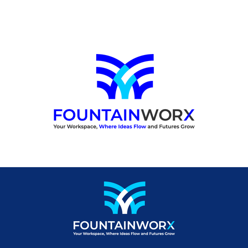 Design with the title 'Shared workspace logo'