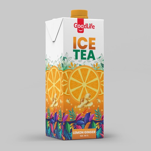 Blender 3D design with the title 'Good LIfe'