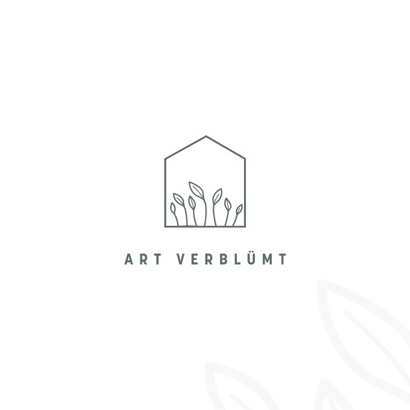 Recycle logo with the title 'A beautiful logo for Art Verblumt'