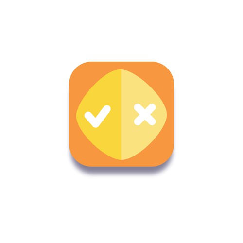 Right design with the title 'right cross app icon design '