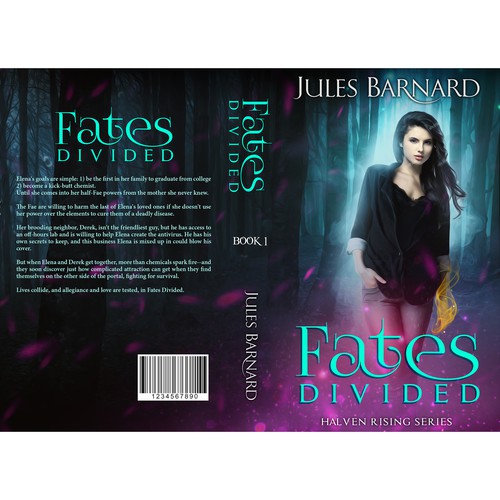 Forest book cover with the title 'Fates Divided.'