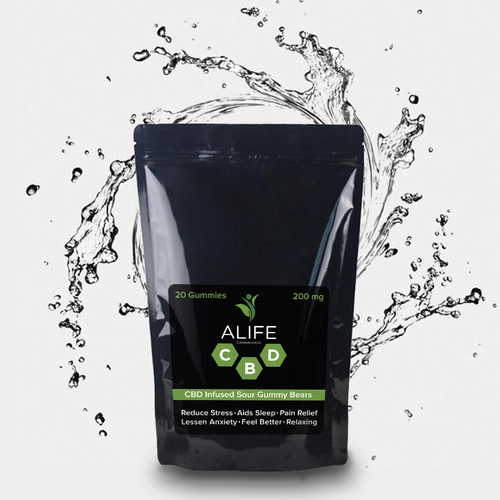 Display design with the title 'Standing Pouch Mock Up'