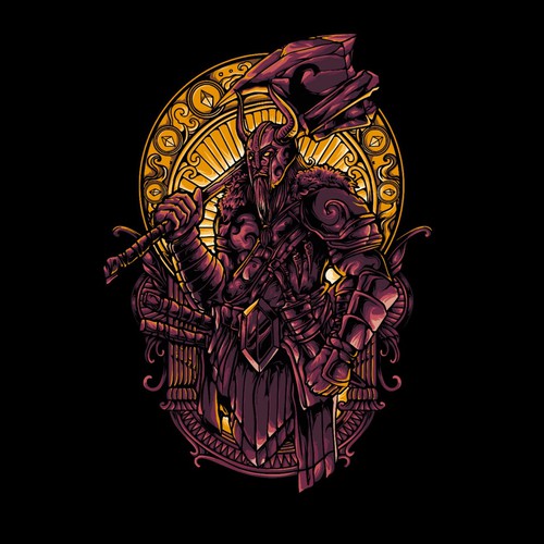 Viking t-shirt with the title 'Viking'