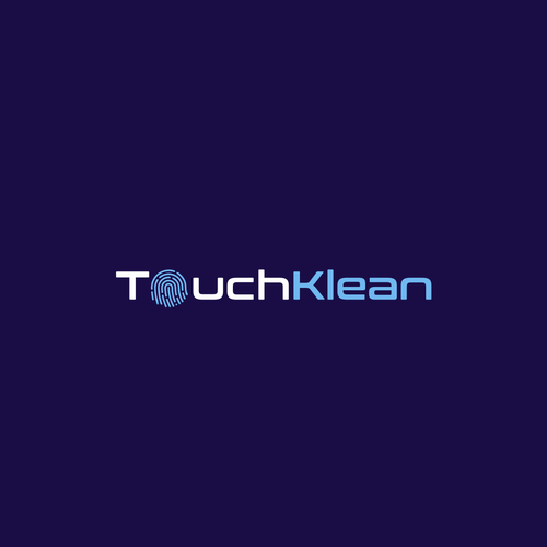Touch design with the title 'TouchKlean logo design'