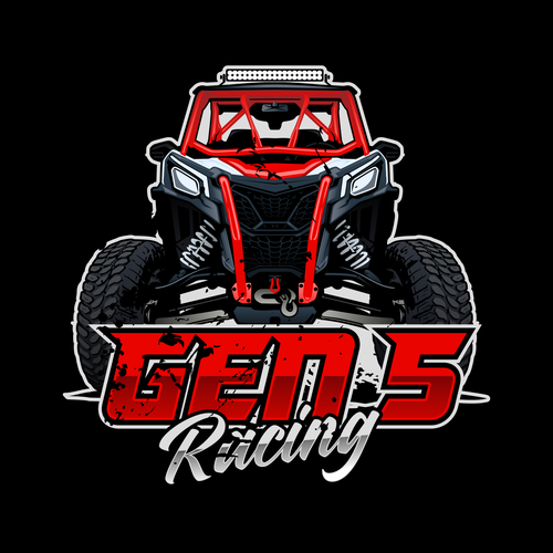 Off-road design with the title 'gen 5 racing'