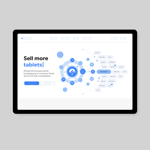 Infographic artwork with the title 'Website infographic element'