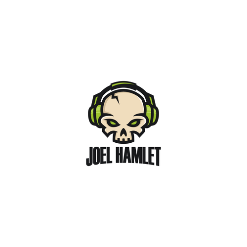 Headphone logo with the title 'JOEL HAMLET'
