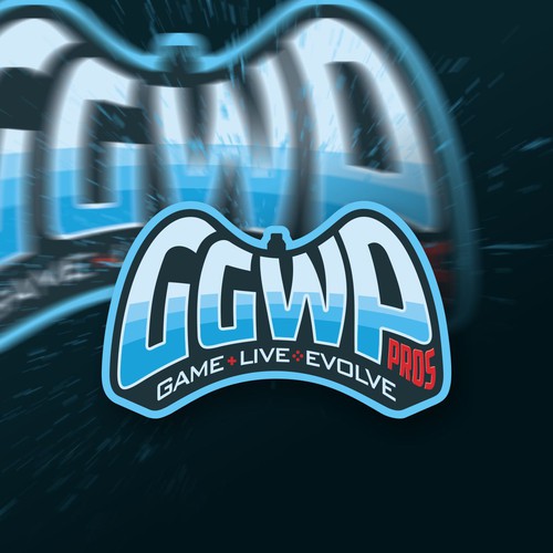 Joystick design with the title 'GGWP'