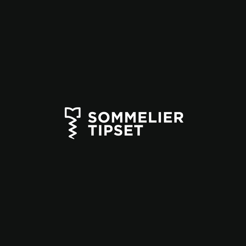 Tips design with the title 'Sommelier Logo'