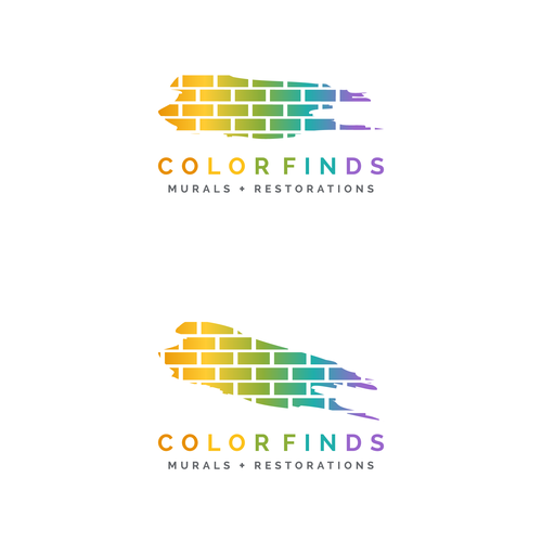 Colorful logo with the title 'Logo contest winner'