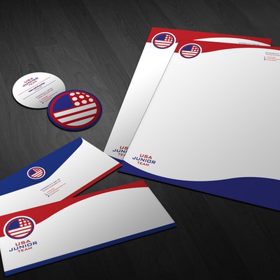 stationery for USA Junior National Golf Team