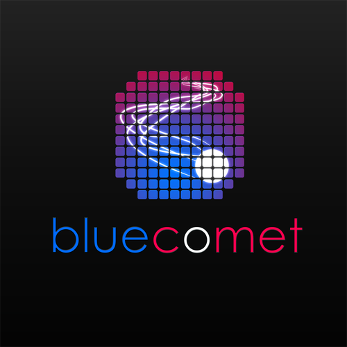 Illusion design with the title 'Help BlueComet with a new logo'
