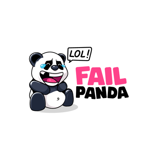 Panda logo with the title 'Panda Character Design'