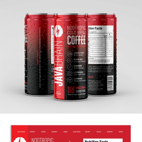 Elegant label with the title 'JAVABRAIN'