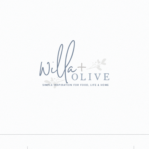 Magnolia logo with the title 'willa + olive'