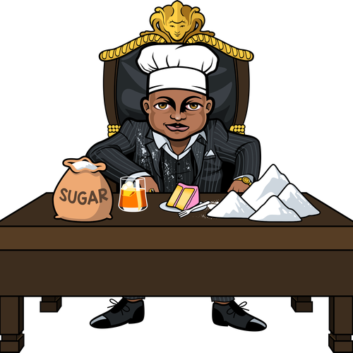 Mascot brand with the title 'The Pusher logo design'