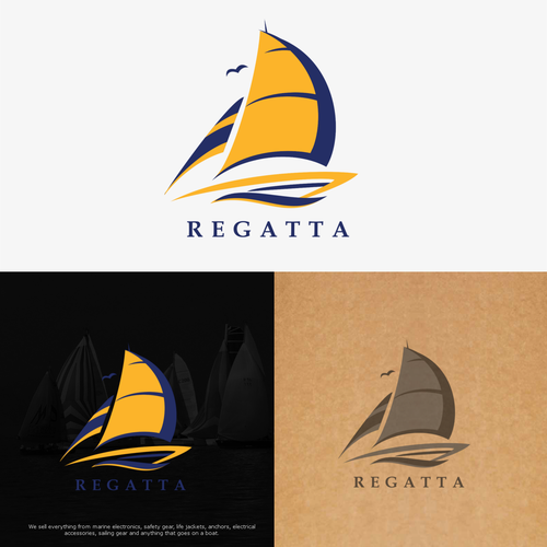 Sailboat logo with the title 'Regatta '