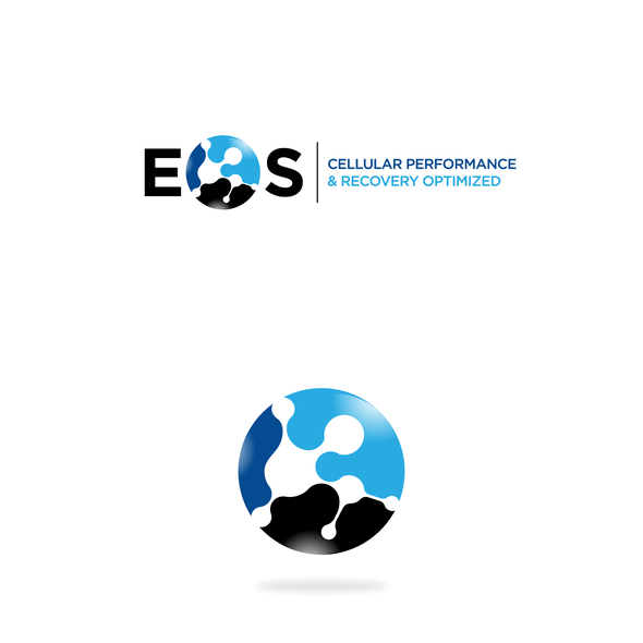 Performance design with the title 'Logo for EOS: Cellular Performance and Recovery Optimized'