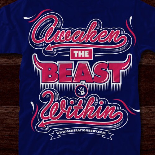 Dance t-shirt with the title 'Awaken the Beast Within'