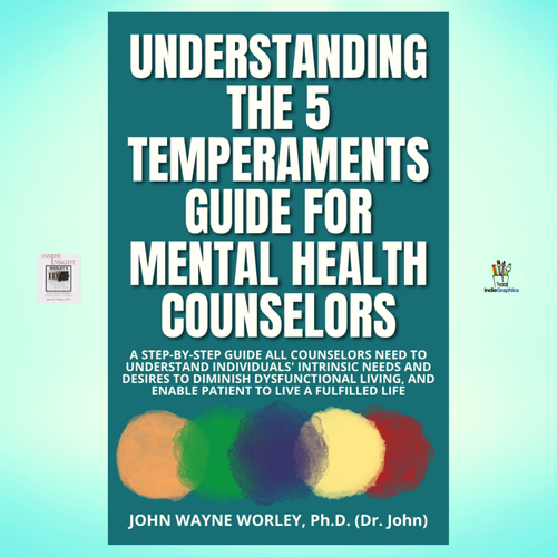 New design with the title 'Book cover of a guide for mental health counselors'