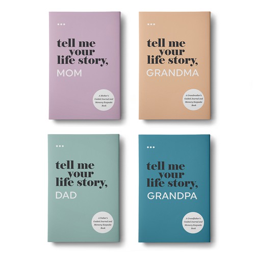 Nonfiction book cover with the title 'Tell Me Your Life Story - series '