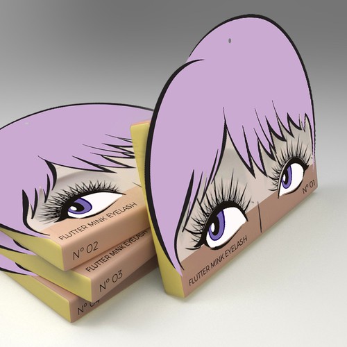 Mayan design with the title 'Packaging Design for Eyelashes Brand'