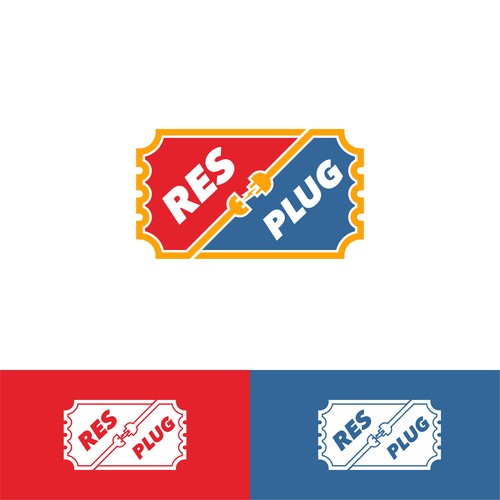 Ticket logo with the title 'res and plug'