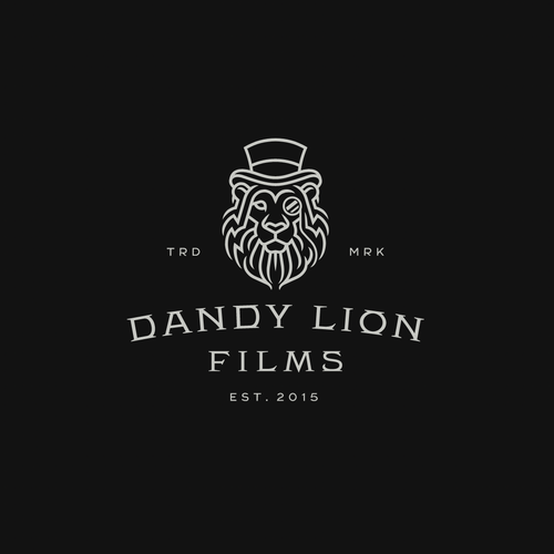 Lion logo with the title 'Dandy Lion Films'