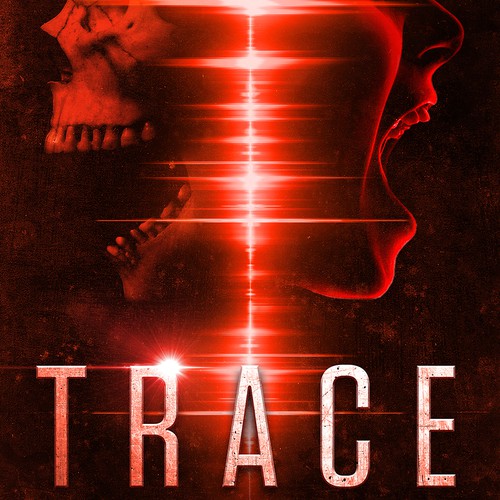 Movie design with the title 'Movie poster for horror film "Trace"'