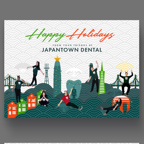 X-mas design with the title 'Holiday Card 2022 ( 1-to-1 project)'