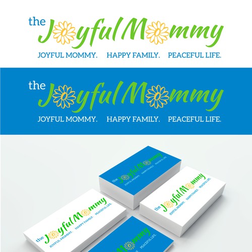 Calming logo with the title 'Simple but whimsical for a spiritual life coach'