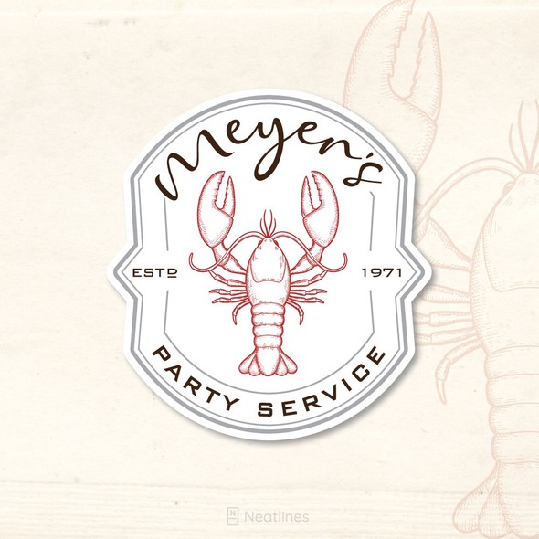 Lobster logo with the title 'Meyer's'