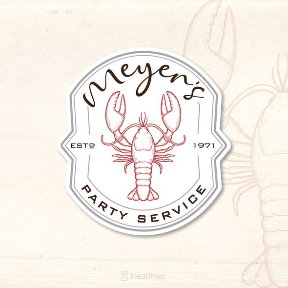 Lobster design with the title 'Meyer's'