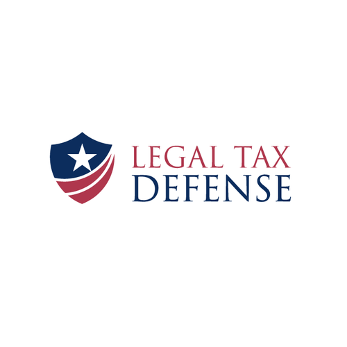 Tax logo with the title 'Legal Tax Defense'