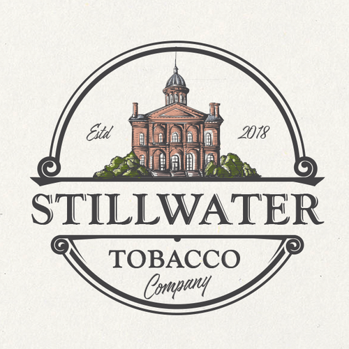 Tobacco logo with the title 'Logo design for tobacco company'