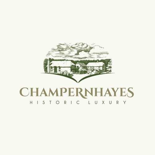 Tourism logo with the title 'Logo for Champernhayes Luxury Holiday Cottages'