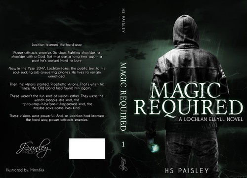 Professional book cover with the title 'Magic Required by HS Paisley'