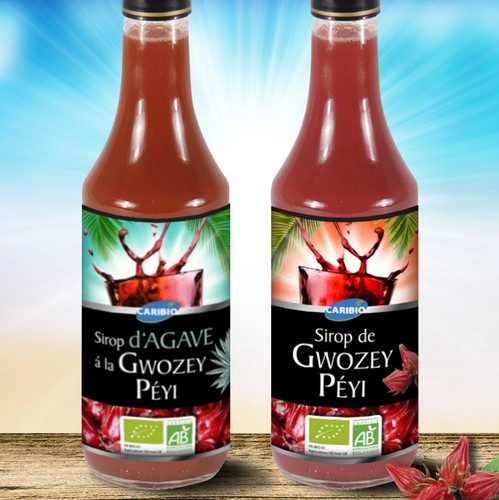 Fresh label with the title 'Label for Syrup bottles'