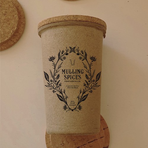 Flower label with the title 'Muling spices'