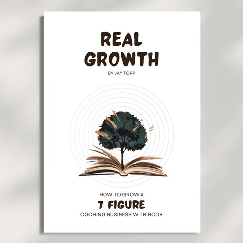 Poster book cover with the title 'Book cover design'