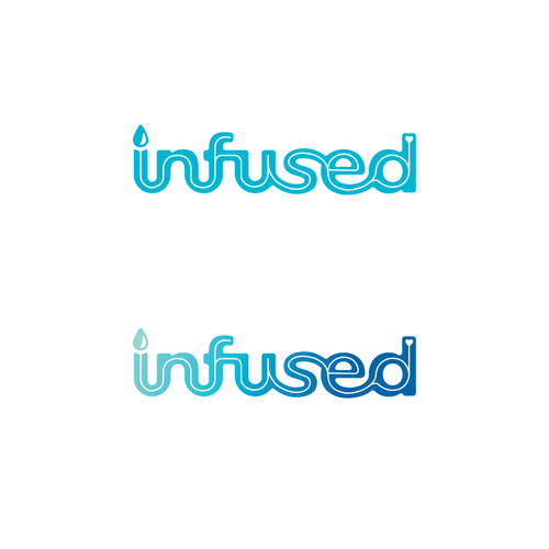 Energy drink logo with the title 'Infused by IV Hydration clinic'