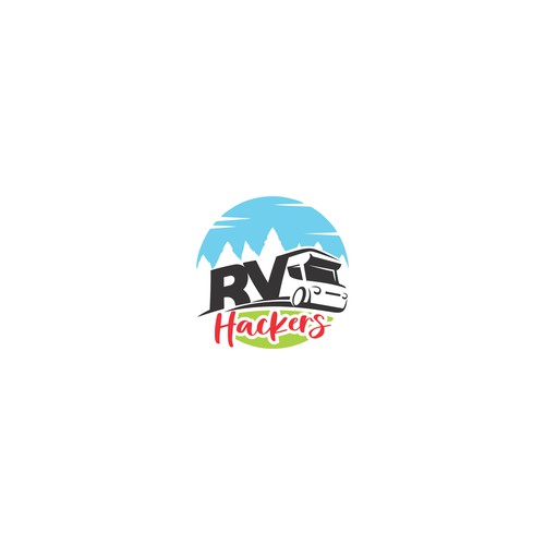 RV logo with the title 'RV Hackers Logo Contest'