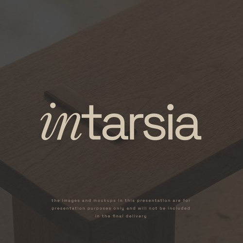 Home design with the title 'Wordmark Logo'