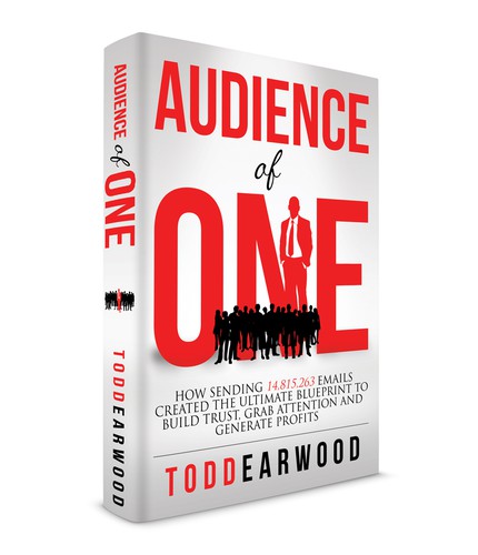 Red book cover with the title 'Creative business book cover'