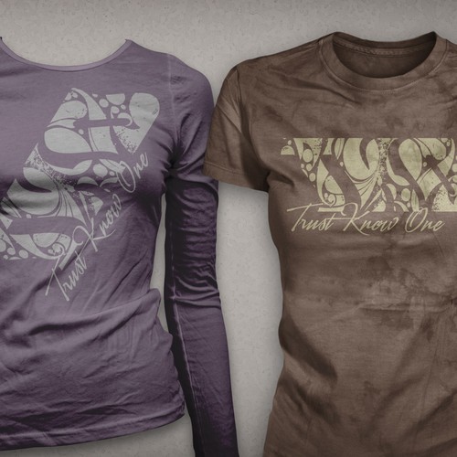 Abstract t-shirt with the title 'TKO'