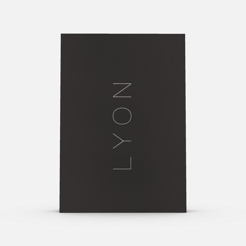 London design with the title 'Box for a London Based Jumper brand LYON'