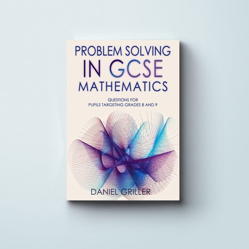 Mathematics design with the title 'Book cover'