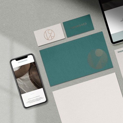 Luxury brand with the title 'Custom Monogram and Wordmark for Hotel'